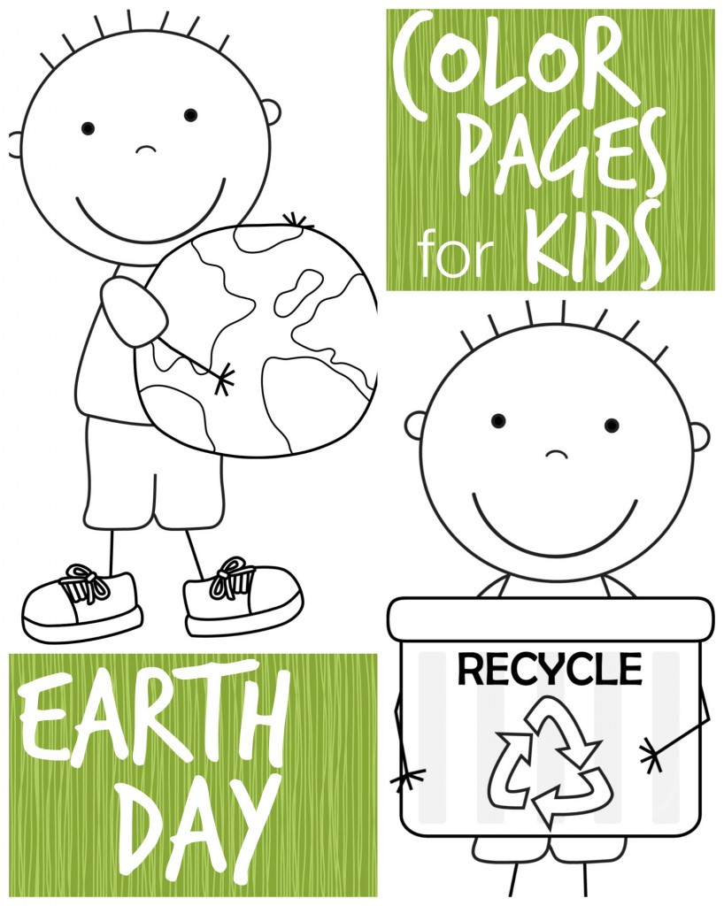 Earth Day free coloring pages
