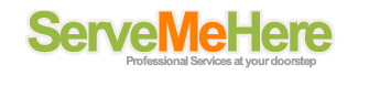 serve me here logo