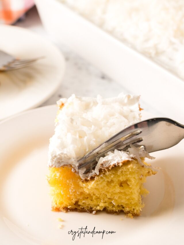 pina colada cake yellow mix