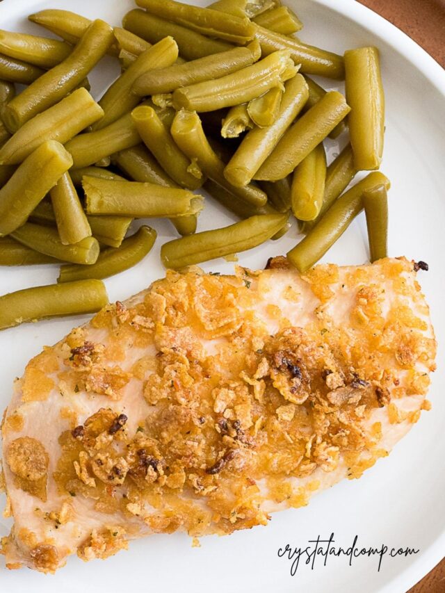 baked ranch chicken on plate