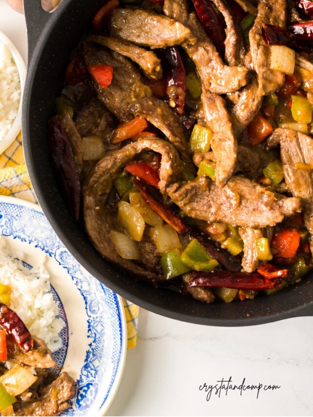 szechuan beef stir fry recipe