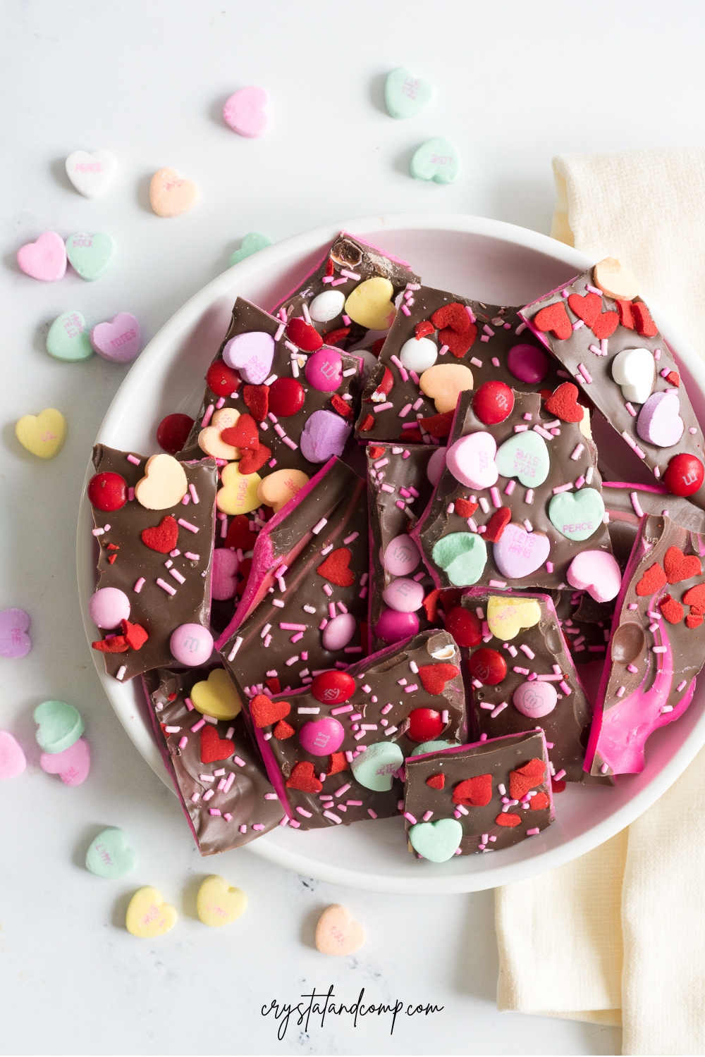 valentine candy bark recipe