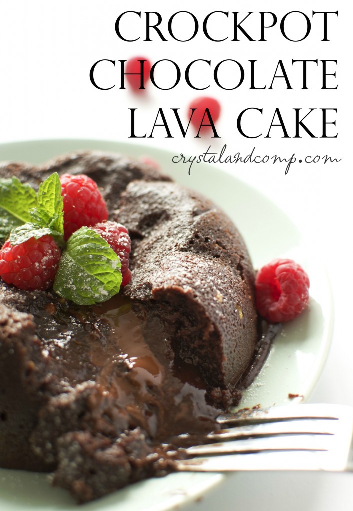 crockpot chocolate lava cake