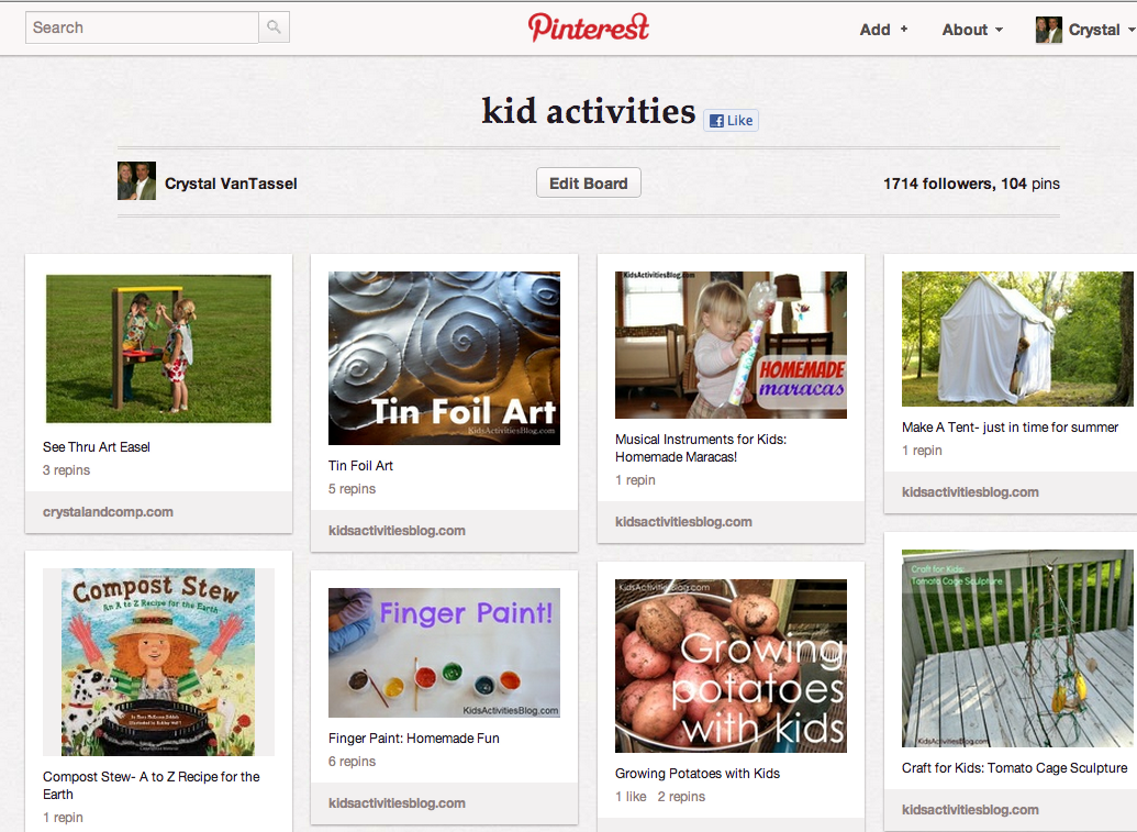 Summer Kids Activity Ideas from Pinterest