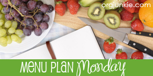 meal planning weekly meal plan