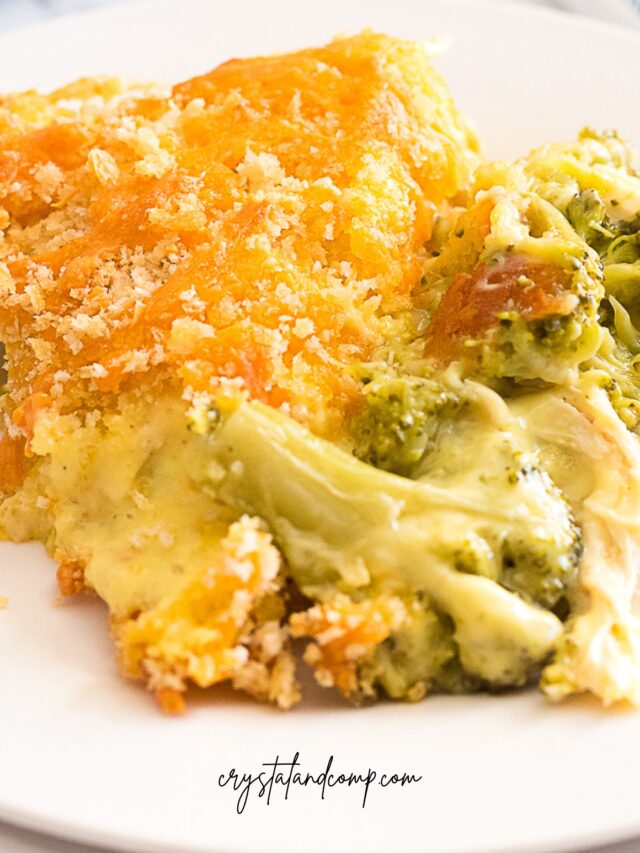 chicken divan recipe on plate