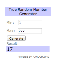 Giveaway Winner