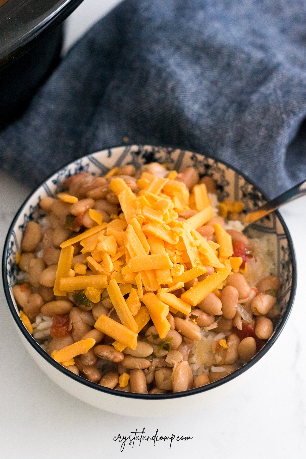 pinto beans and rice recipe with cheese