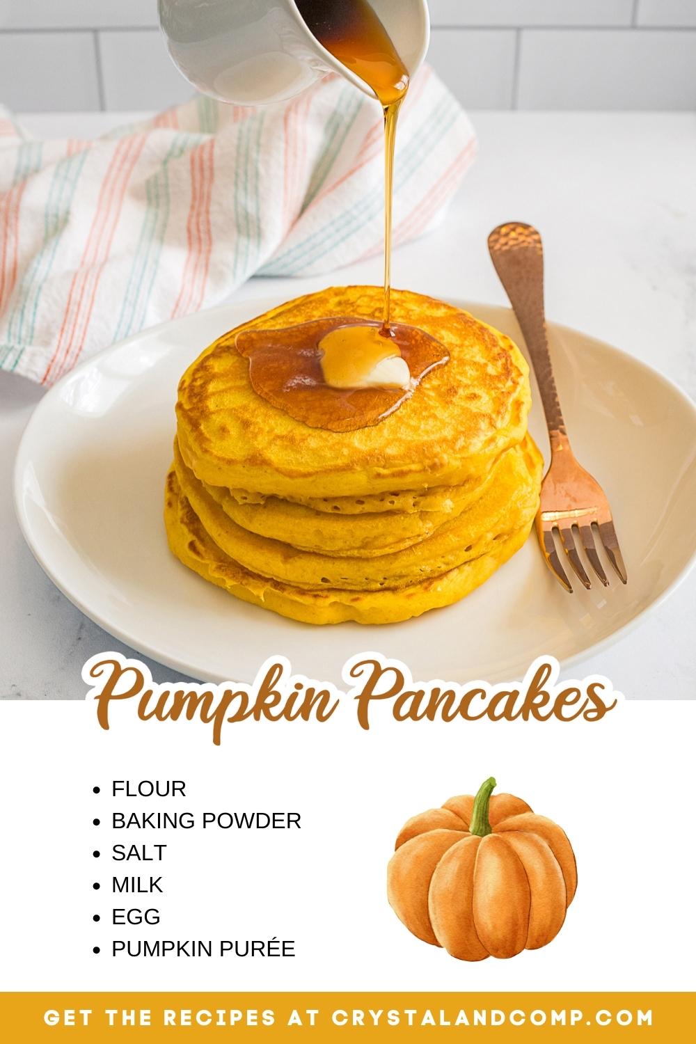 pumpkin pancakes ingredients list