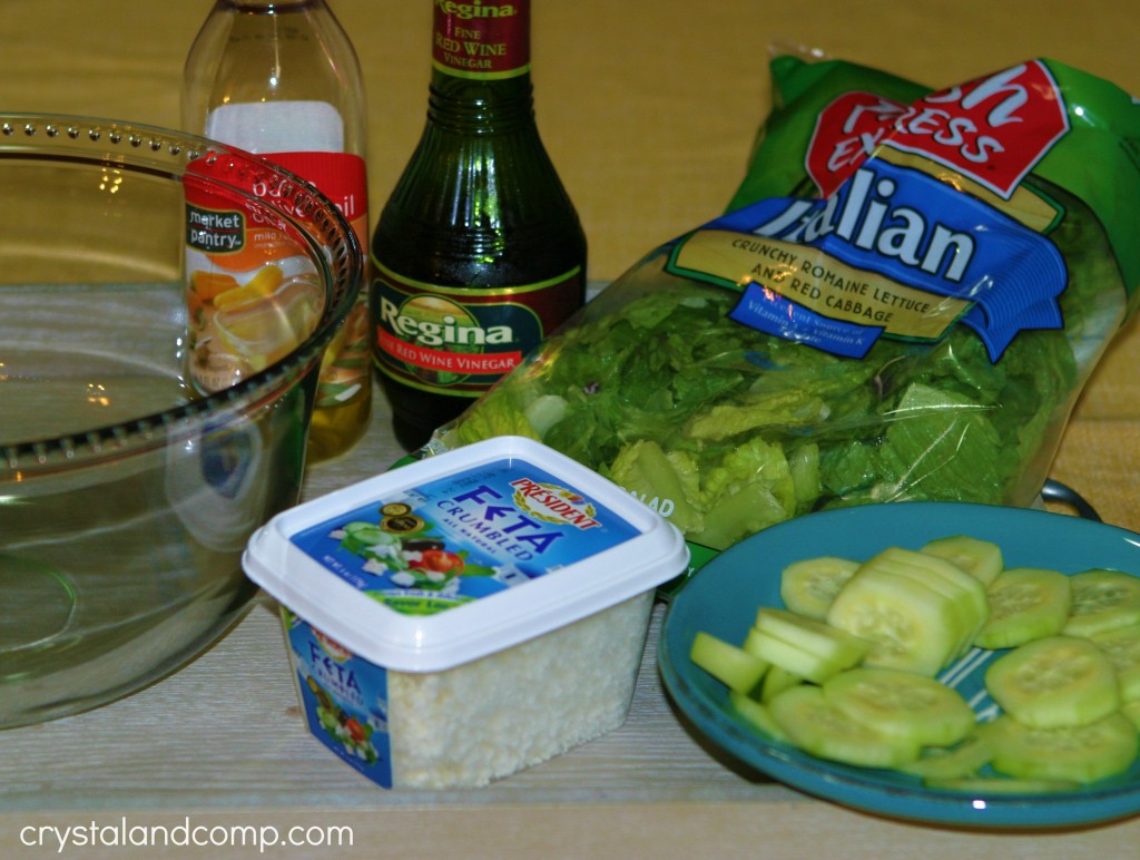 easy italian side salad