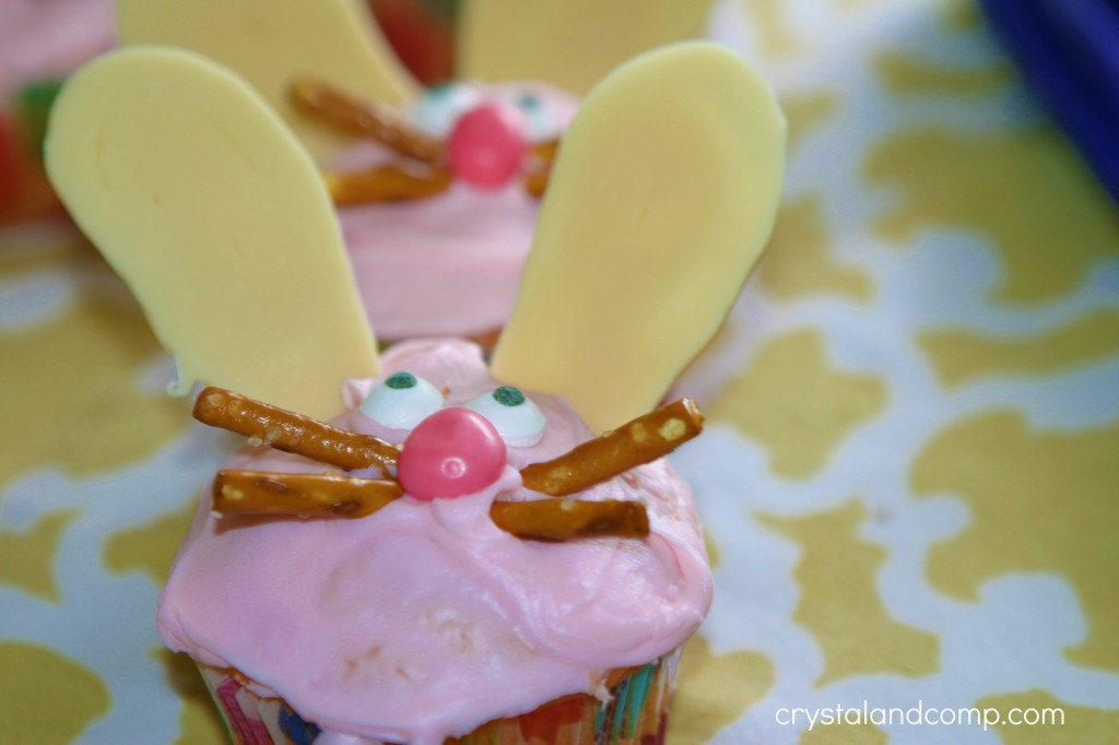 homemade bunny cupcakes