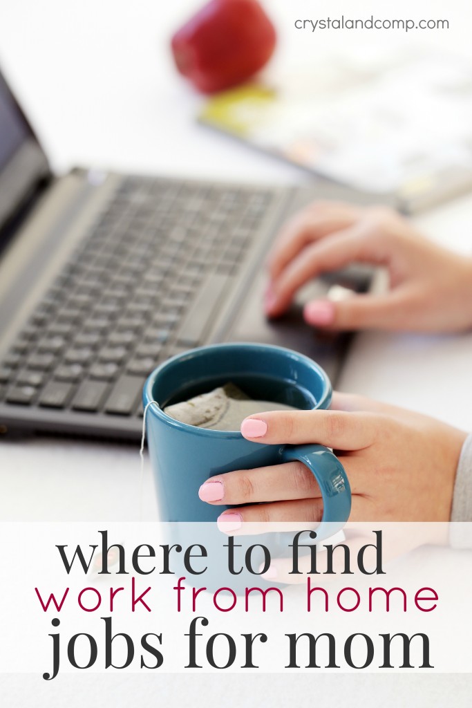 how to find work from home jobs for mom