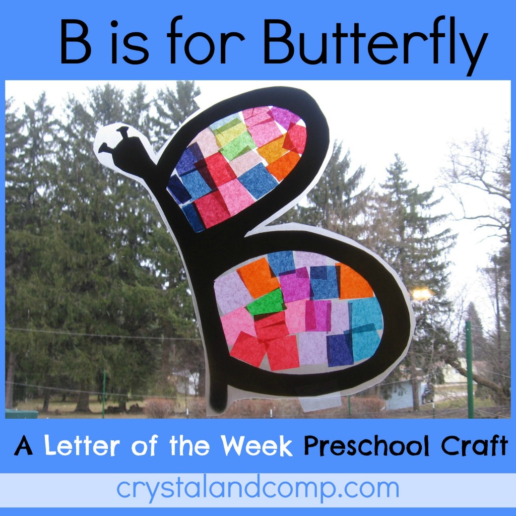B is for butterfly preschool craft (1) - crystalandcomp