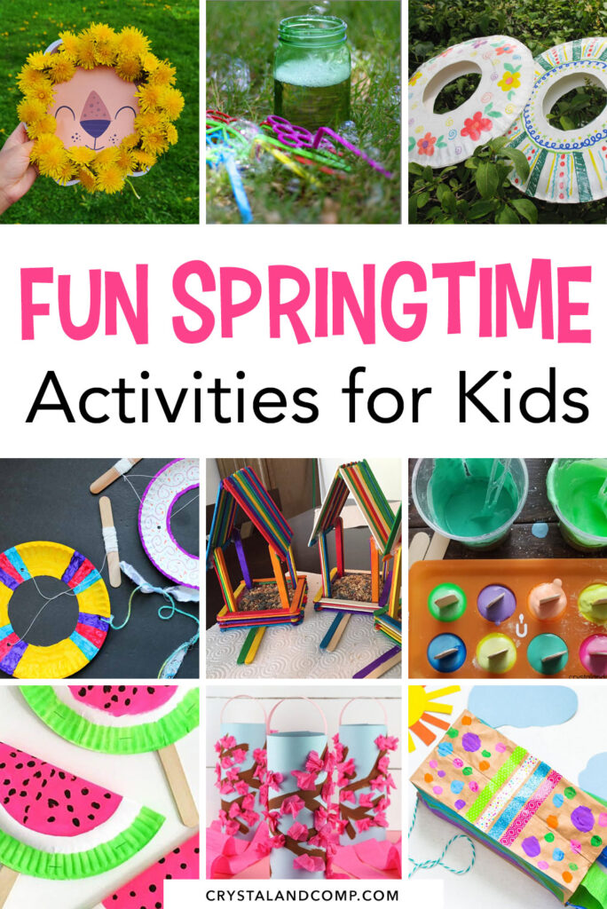 fun spring kid activities from crystal and co readers