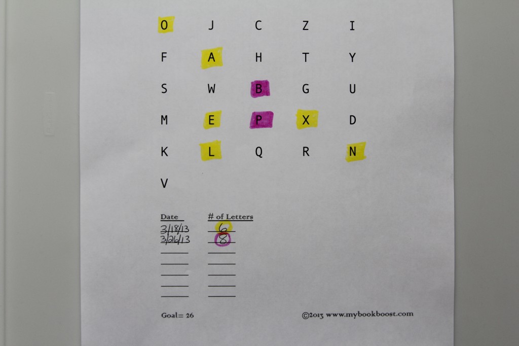 teaching the alphabet