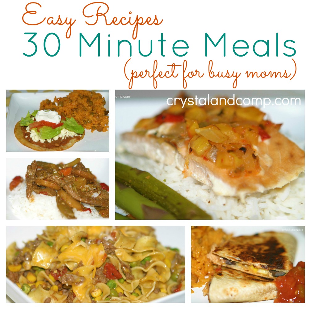 easy recipes (30 minute meals)