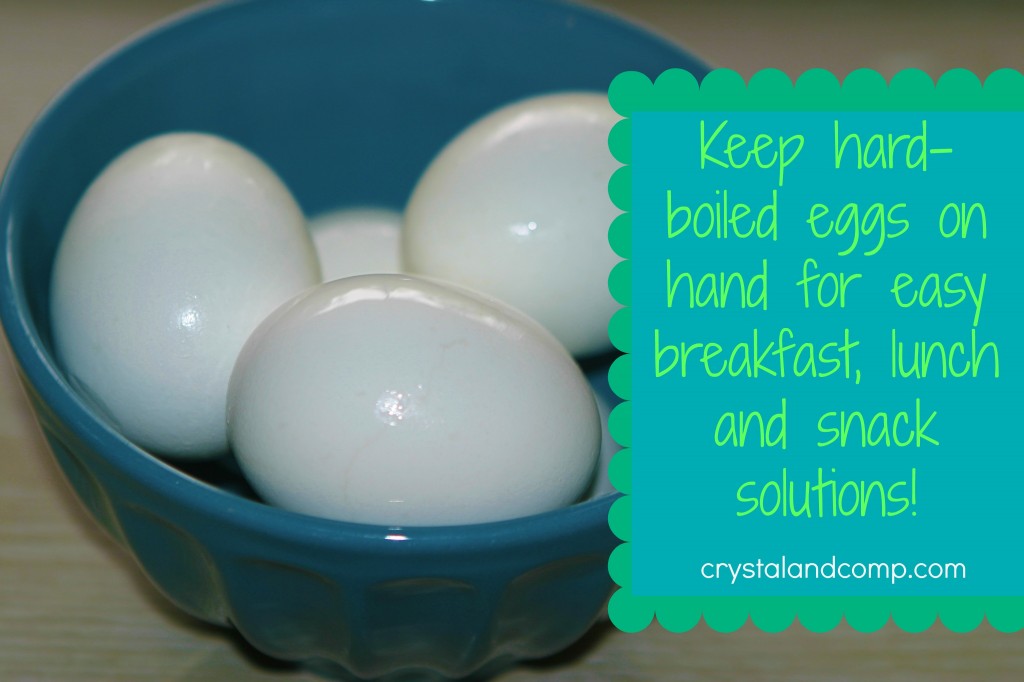 hard-boiled eggs make perfect breakfast lunch and snack ideas!