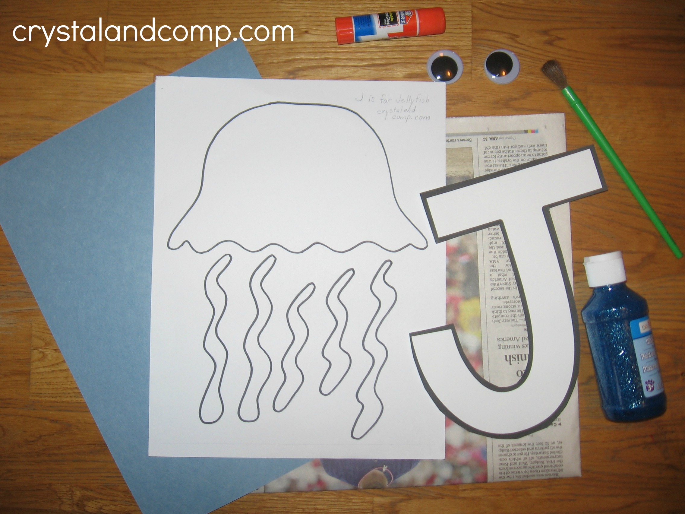 Alphabet Activities For Preschoolers J Is For Jelly Fish