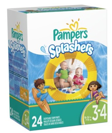 Pampers Splashers as low as $0.31/diaper!
