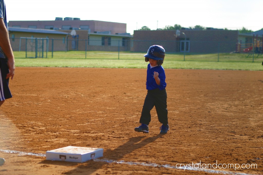 matthew playing baseball