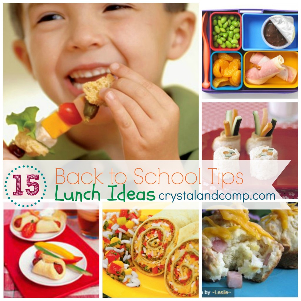 Back to School Tips  Lunch Ideas
