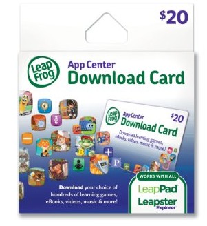 Save on LeapFrog App Center Download Card!