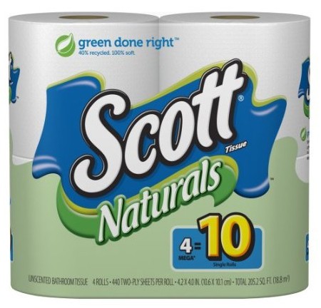Scott Naturals Bath Tissue as low as $0.29/roll Shipped!