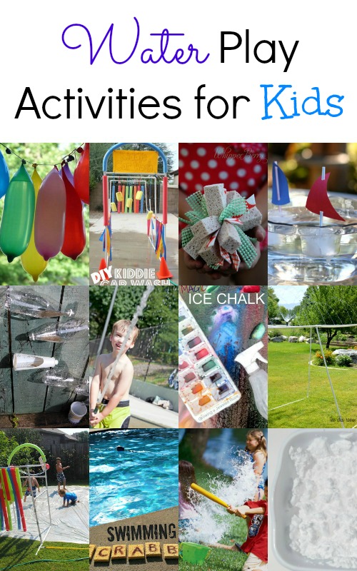 Water play summer activities for kids
