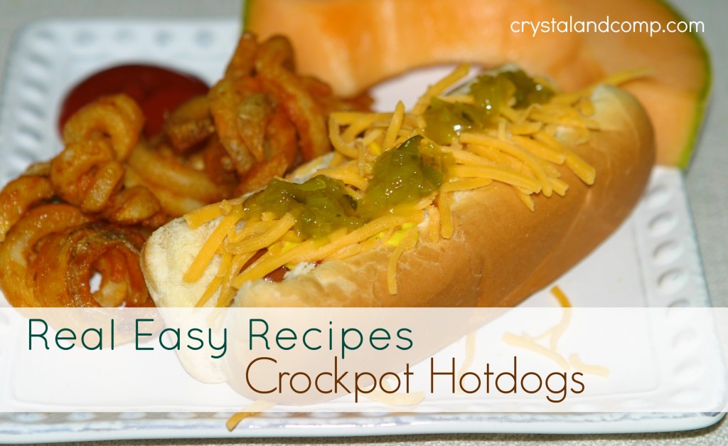real easy recipes crockpot hotdogs