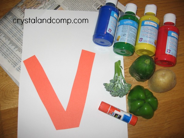 letter of the week preschool craft v is for vase 