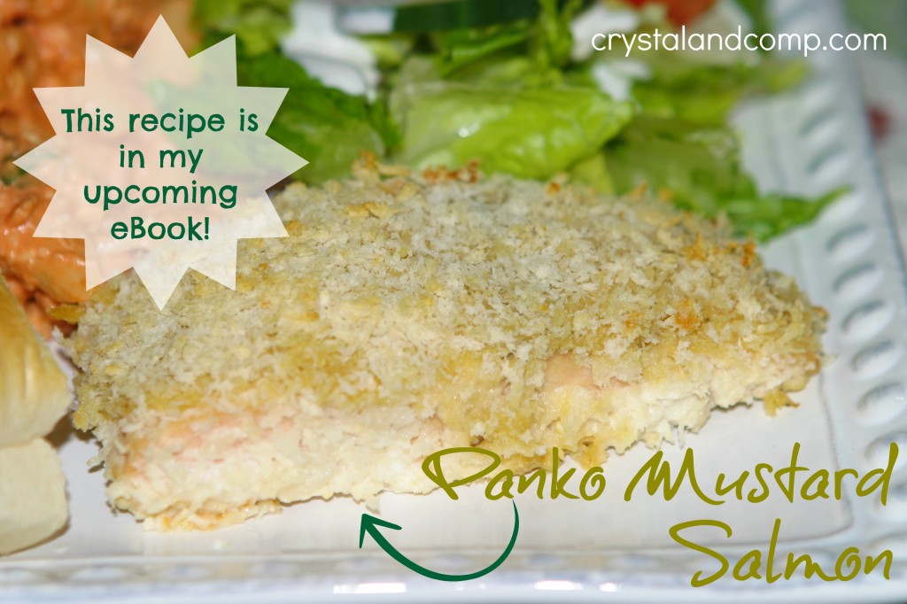 real easy recipes: panko mustard salmon