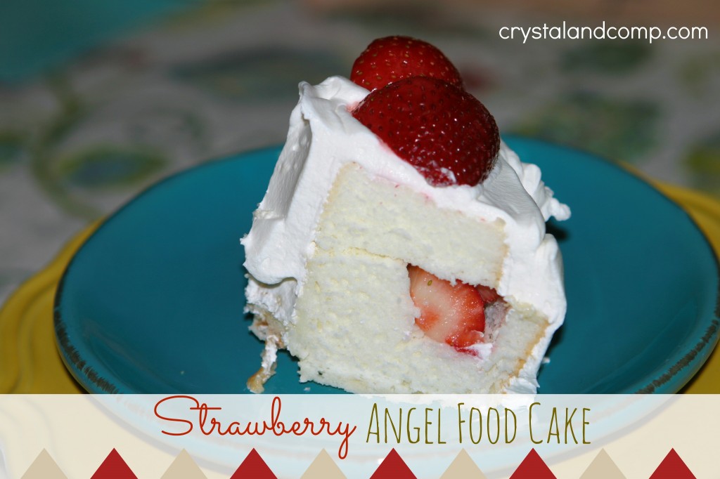 real easy recipes strawberry angel food cake