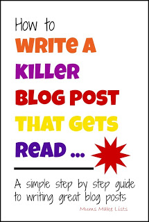 write a killer blog post