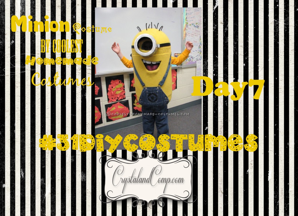 31 days of DIY halloween costumes how to make a minion costume 