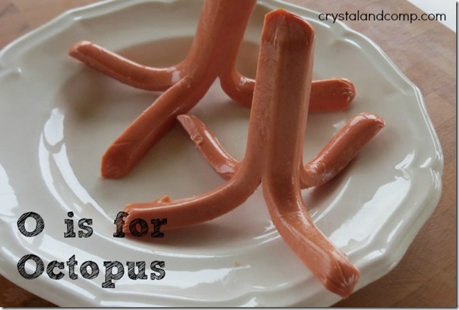 letter of the week snack o is for octopus
