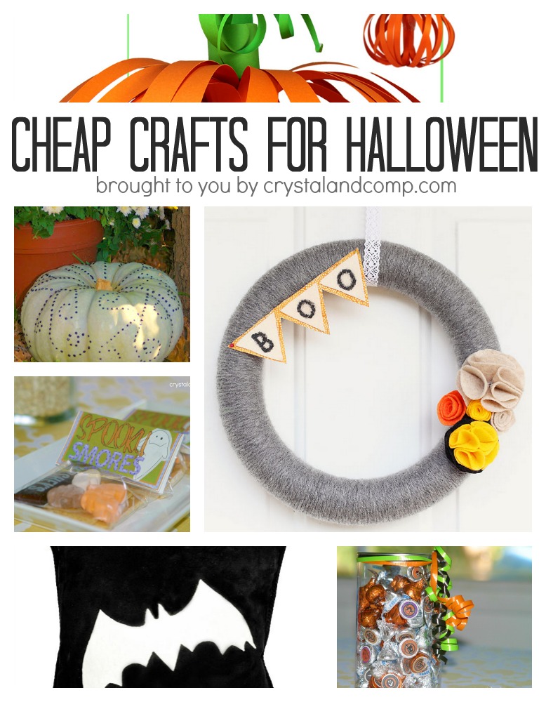 cheap halloween crafts