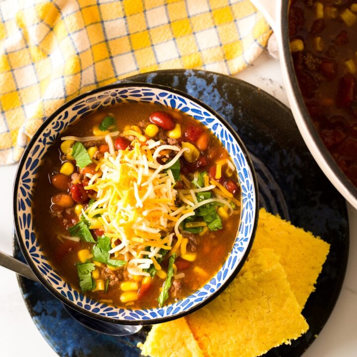 easy taco soup with beans