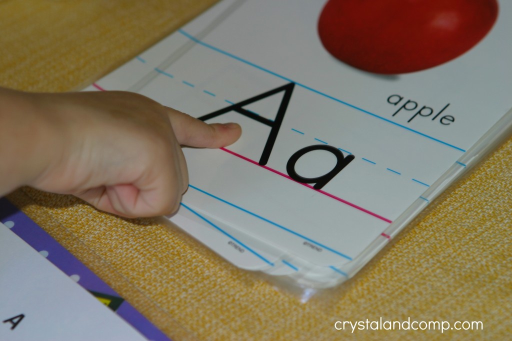 preschool letter worksheets A is for apple