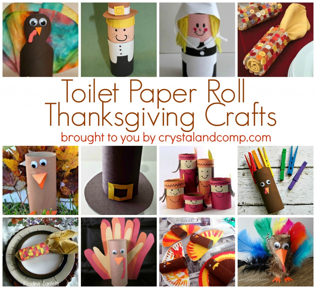 12 Toilet Paper Roll Thanksgiving Crafts