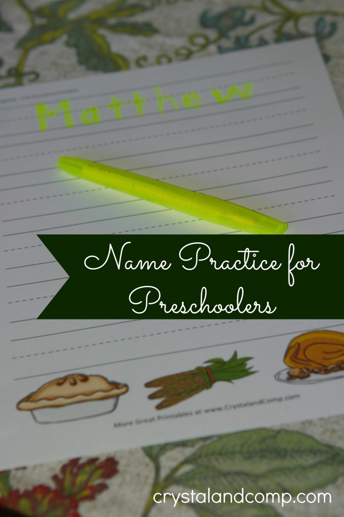 Name Practice for Preschoolers
