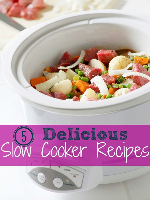 5 {Delicious} Easy Slow Cooker Recipes