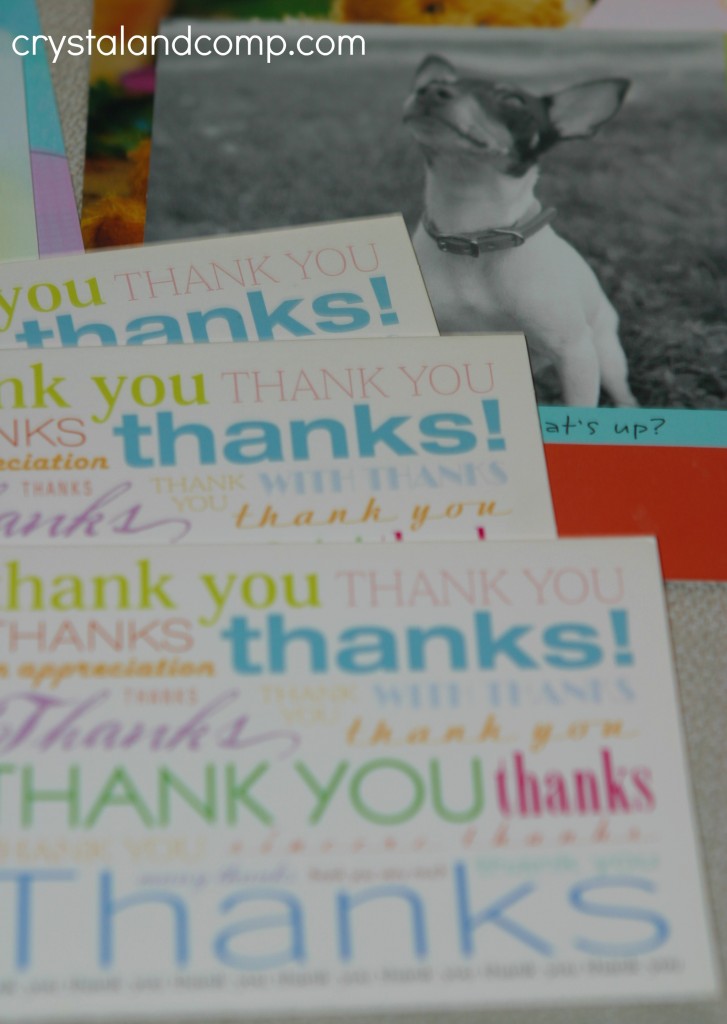 thank you card just because card