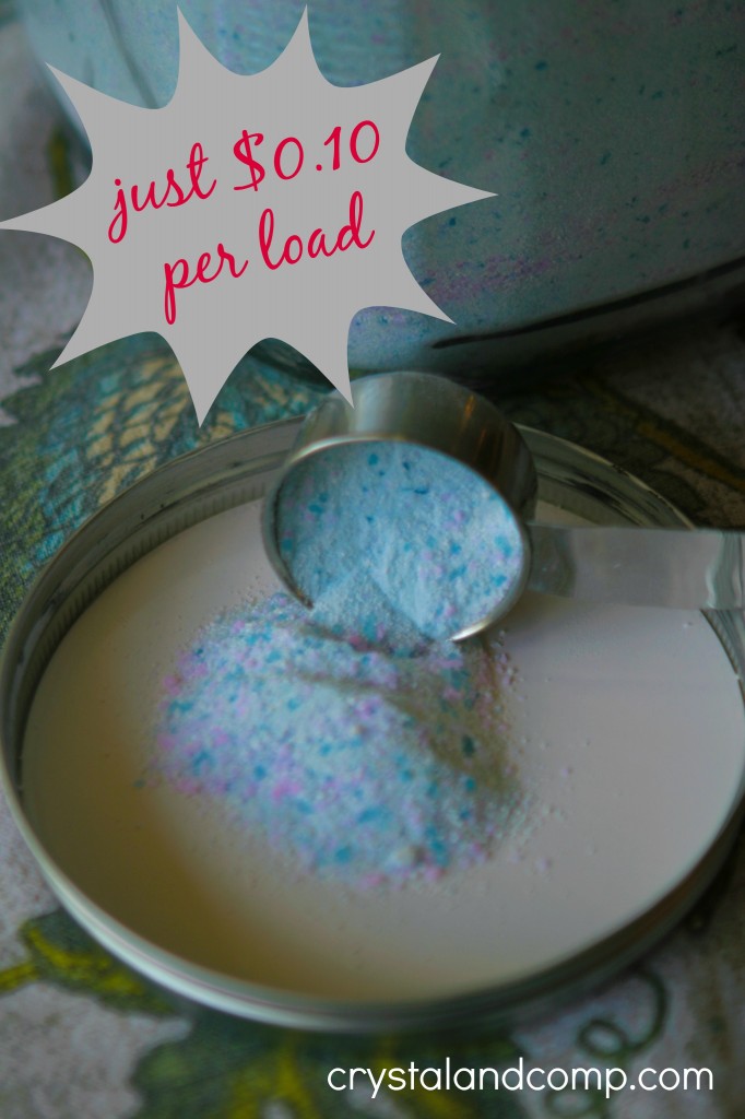 homemade laundry detergent powder just $0.10 per load