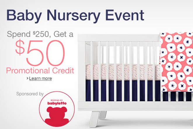 Amazon Baby Nursery Event: Spend $250, Get a FREE $50 Credit!