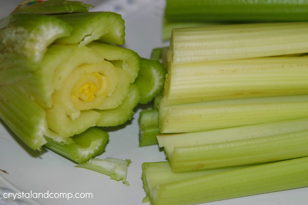 celery used for rose stamp