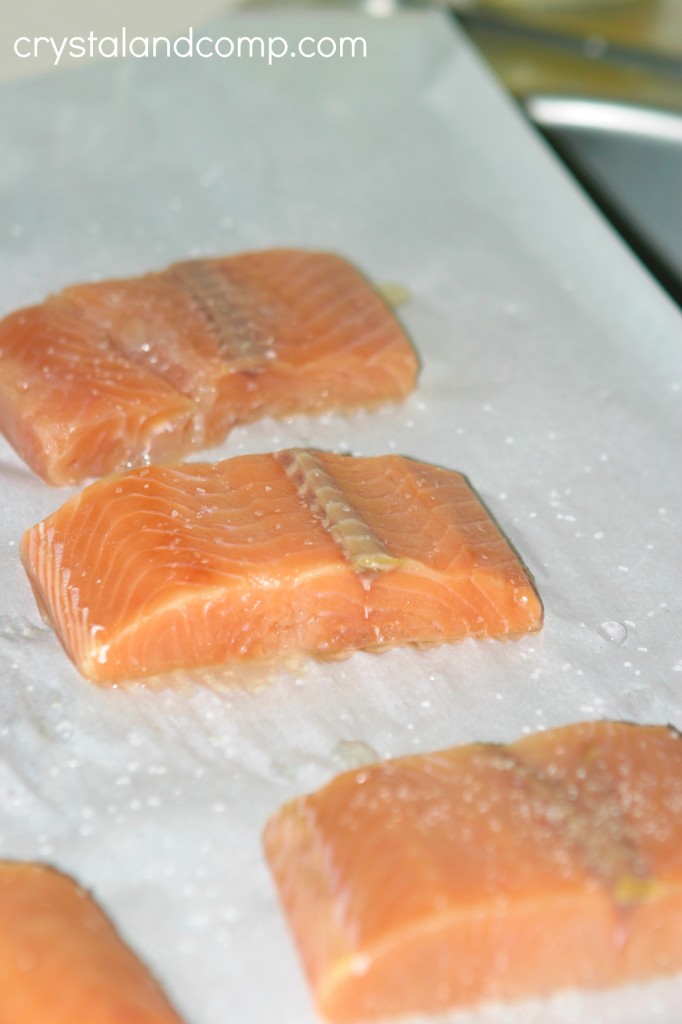 kosher salt over salmon kosher salt over salmon
