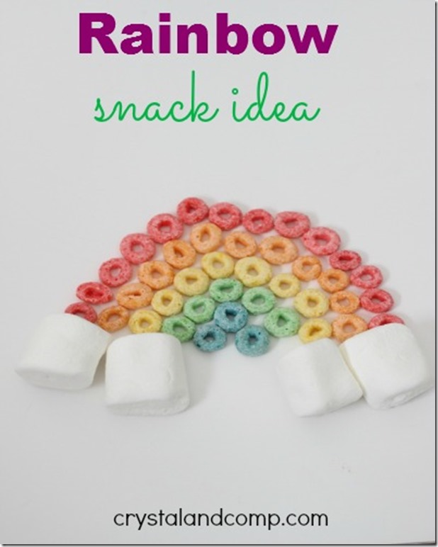 letter of the week, Snack Ideas, Rainbow Snack