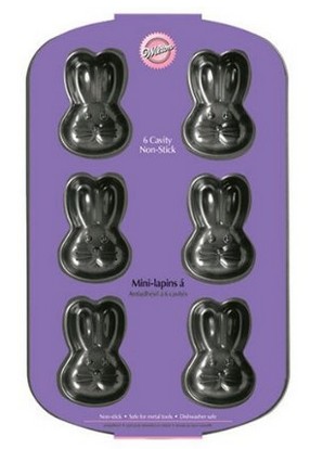 Bunny or Egg Shaped Wilton 6-Cavity Pans as low as $7!
