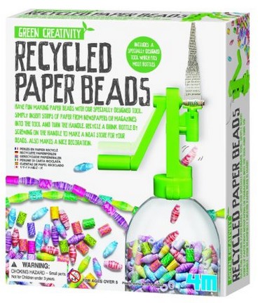 Fun Earth Day Craft: Recycled Paper Beads Kit