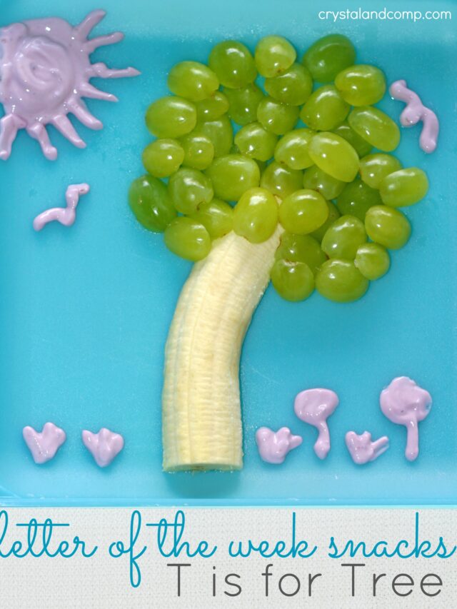 Letter of the Week Snacks T is For Tree Story